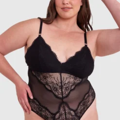 Revolve Lingerie Bodysuit - Black -brasnthings shop revolve lingerie bodysuit black 01442201 5