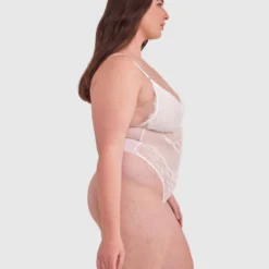 Revolve Lingerie Bodysuit - Ivory -brasnthings shop revolve lingerie bodysuit ivory 01442202