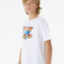RIP CURL ACTION TEE BOY WHITE -brasnthings shop rip curl action tee ragazzo white