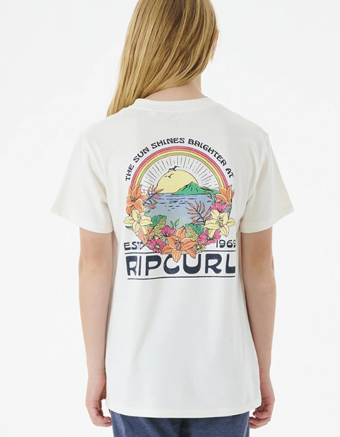 RIP CURL BRIGHTER SUN TEE GIRL 1 RIP CURL BRIGHTER SUN TEE GIRL