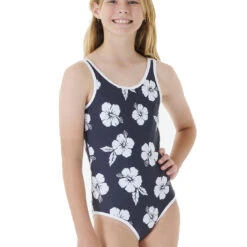 RIP CURL DESERT WAVE ONE PIECE BLACK WHITE