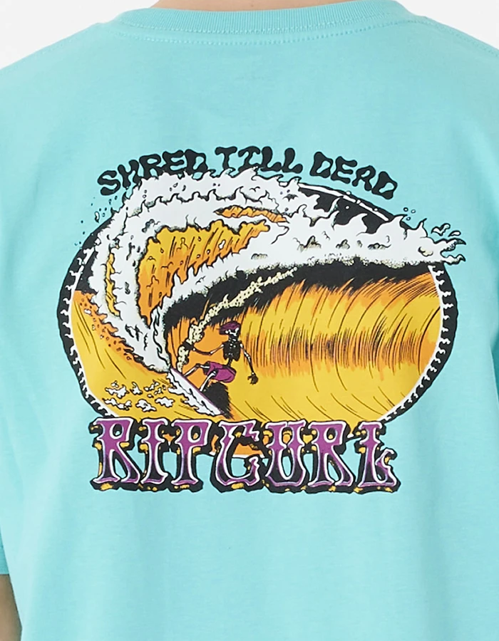 RIP CURL SLASHER TEE BOY AQUA 3 RIP CURL SLASHER TEE BOY AQUA - Image 3