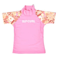 RIP CURL GIRLS 0-6 SHORT SLEEVE UUV50+ TEE