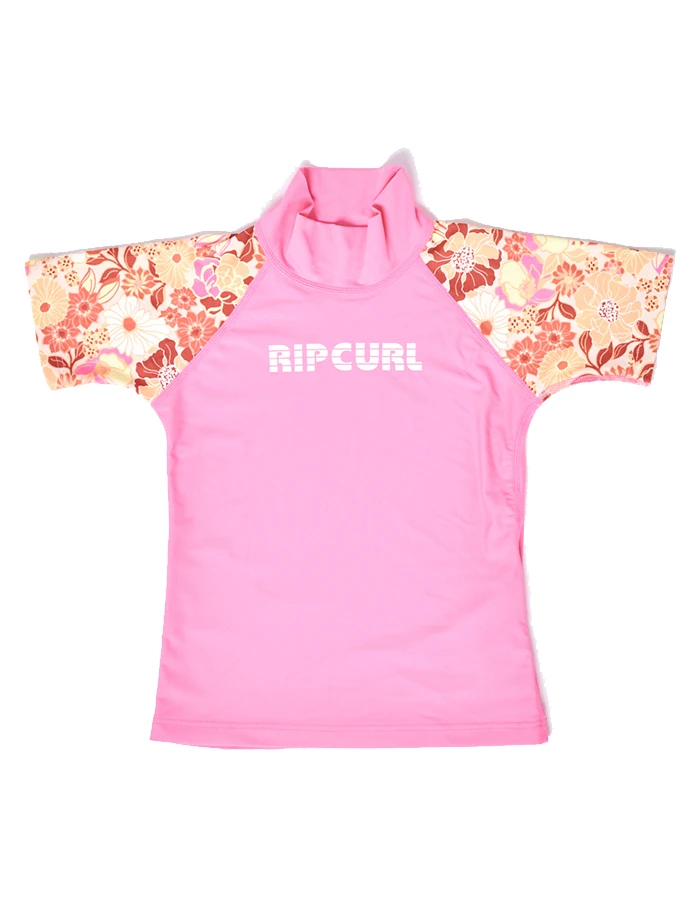 RIP CURL GIRLS 0-6 SHORT SLEEVE UUV50+ TEE 1 RIP CURL GIRLS 0-6 SHORT SLEEVE UUV50+ TEE
