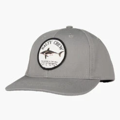 SALTY CREW BRUCE BOYS 6 PANEL SNAPBACK GREY