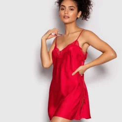 Samantha Slip - Red -brasnthings shop samantha slip red 01088402 4