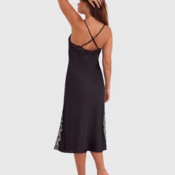 Sammy Long Slip - Black -brasnthings shop sammy long slip black 01412001