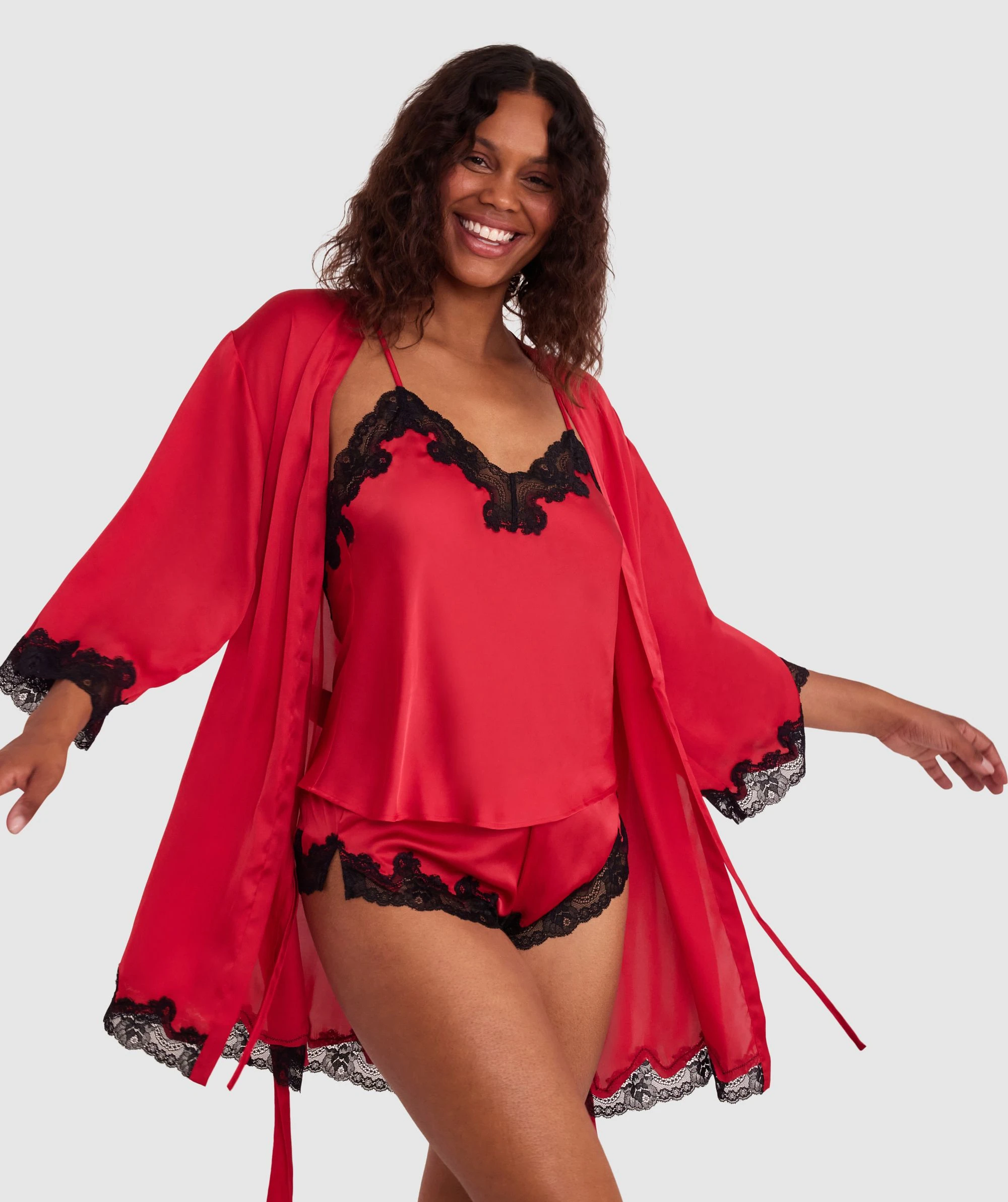 Sammy Short Wrap - Red 2 Sammy Short Wrap - Red - Image 2