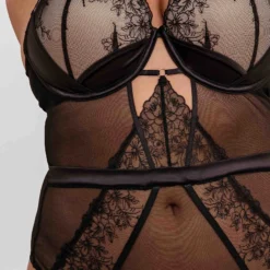 brasnthings shop -brasnthings shop soraya push up bodysuit black 01384101 3