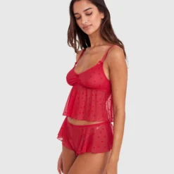 Stolen Hearts Short - Red -brasnthings shop stolen hearts short red 01467101 2