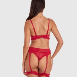 Stolen Hearts Suspender - Red -brasnthings shop stolen hearts suspender red 01481001 3