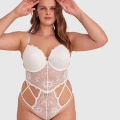 Tia Push Up Bodysuit - Ivory -brasnthings shop tia push up bodysuit ivory 01441003 10