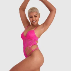 Tia Push Up Bodysuit - Pink -brasnthings shop tia push up bodysuit pink 01441001 5