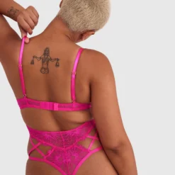 Tia Push Up Bodysuit - Pink -brasnthings shop tia push up bodysuit pink 01441001 6