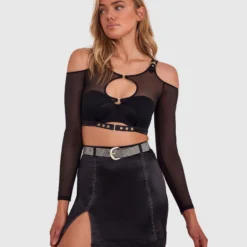 Vamp Relentless Mini Skirt - Black 8 Vamp Relentless Mini Skirt - Black -brasnthings shop vamp relentless mini skirt black 01428002 10