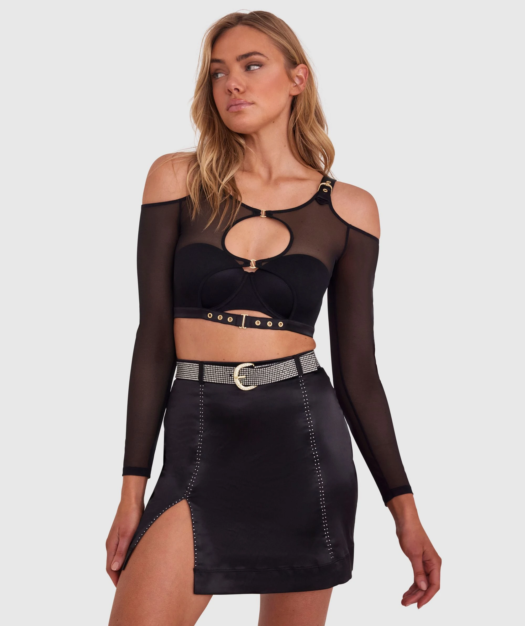 Vamp Relentless Mini Skirt - Black 3 Vamp Relentless Mini Skirt - Black - Image 3